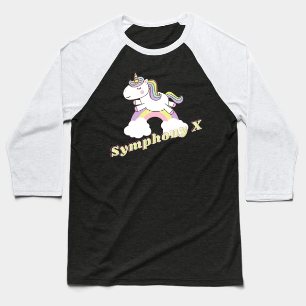 symphony x ll unicorn Baseball T-Shirt by j and r